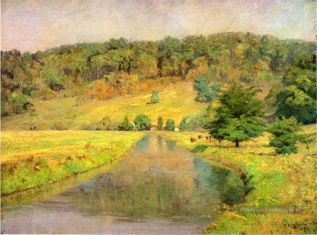 Gordon Hill Impressionniste Indiana Paysages Théodore Clément Steele Peintures à l'huile